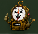 CIVVIE mascot